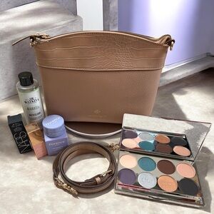 Nanette Lepore Crossbody Makeup Bundle